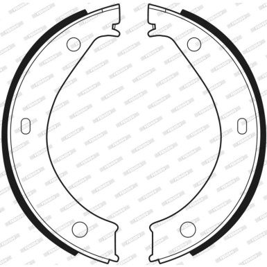 FSB272 Bremsbackensatz, Feststellbremse PREMIER