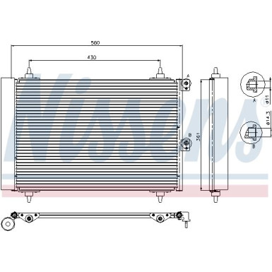 94870 Kondensator, Klimaanlage ** FIRST FIT ** 94870 Kondensator, Klimaanlage ** FIRST FIT **