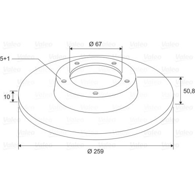 Valeo | Bremsscheibe | 197779 Valeo | Bremsscheibe | 197779
