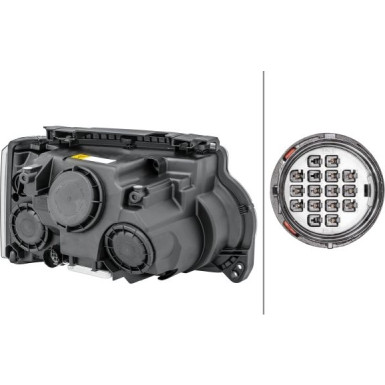 Hella 2 x HELLA Hauptscheinwerfer 1LL 238 036-411