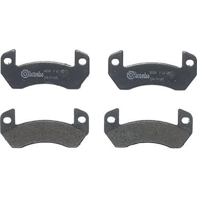 Brembo Bremsbelagsatz, Scheibenbremse PRIME LINE P 62 002