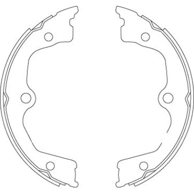 GS8821 Bremsbackensatz, Feststellbremse GS8821 Bremsbackensatz, Feststellbremse