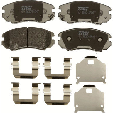 TRW Bremsbelagsatz, Scheibenbremse COTEC GDB3386