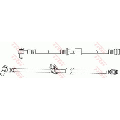 TRW | Bremsschlauch | PHD1140
