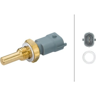 Hella | Sensor, Öltemperatur | 6PT 009 107-611