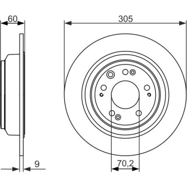 0 986 479 740 Bremsscheibe