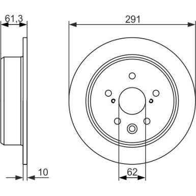 0 986 479 657 Bremsscheibe 0 986 479 657 Bremsscheibe