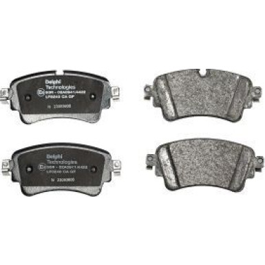 Delphi Bremsbelagsatz, Scheibenbremse LP3240