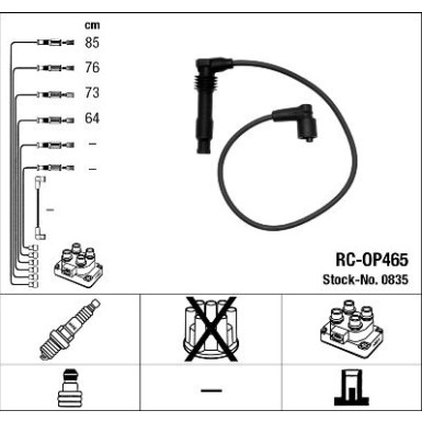 0835 Zündleitungssatz