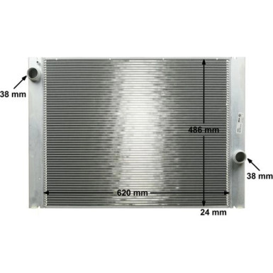 CR 581 000P Kühler, Motorkühlung BEHR *** PREMIUM LINE ***