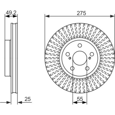0 986 479 619 Bremsscheibe