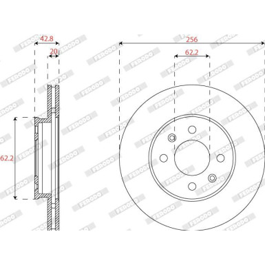 DDF2660C Bremsscheibe PREMIER