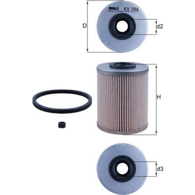 KX 206D Kraftstofffilter
