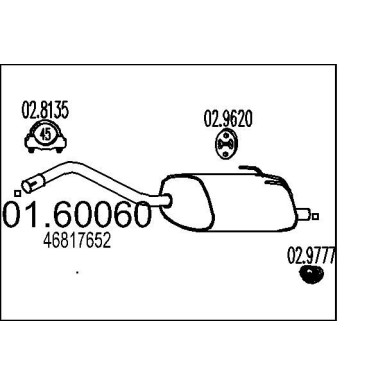 01.60060 Endschalldämpfer
