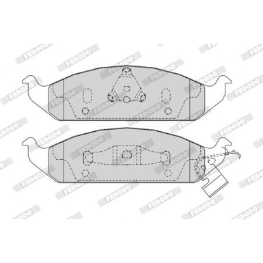 Ferodo | Bremsbelagsatz, Scheibenbremse | FDB1254 Ferodo | Bremsbelagsatz, Scheibenbremse | FDB1254