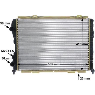 CR 1408 000S Kühler, Motorkühlung BEHR CR 1408 000S Kühler, Motorkühlung BEHR