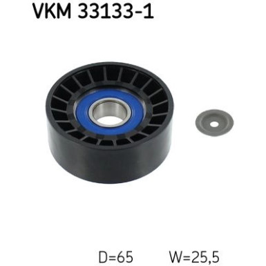 SKF | Umlenk-/Führungsrolle, Keilrippenriemen | VKM 33133-1
