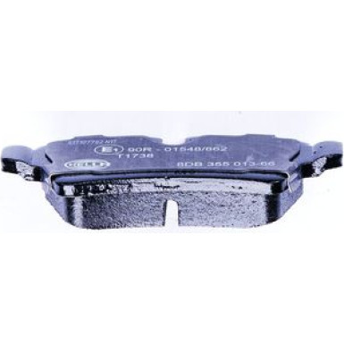 Hella | Bremsbelagsatz, Scheibenbremse | 8DB 355 013-661