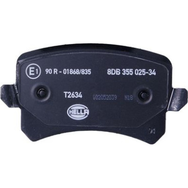 Hella | Bremsbelagsatz, Scheibenbremse | 8DB 355 025-341