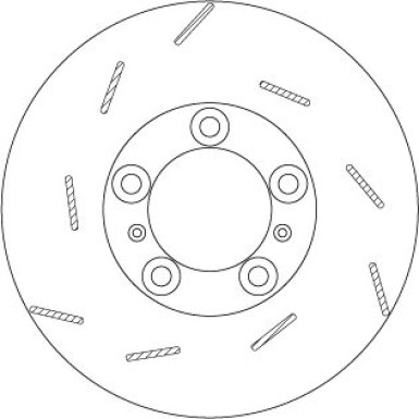 Bremsscheibe TRW SINGLE DF6320S