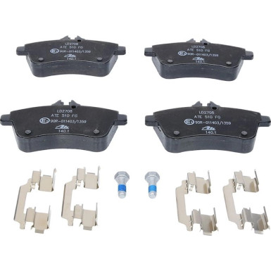 Bremsbelagsatz, Scheibenbremse ATE Ceramic 13.0470-2708.2