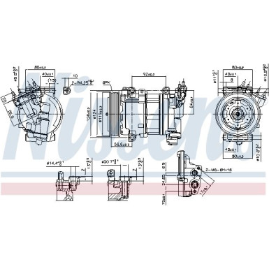 890051 Kompressor, Klimaanlage ** FIRST FIT **