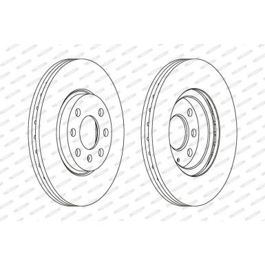Ferodo | Bremsscheibe | DDF1131C