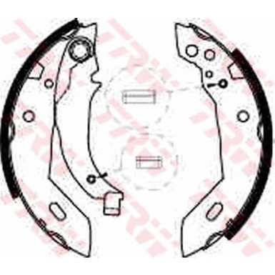 GS6228 Bremsbackensatz