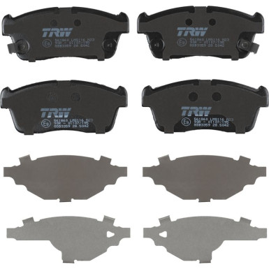 TRW Bremsbelagsatz, Scheibenbremse COTEC GDB3359