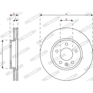 DDF2811C Bremsscheibe PREMIER