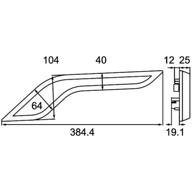 Hella | Rückstrahler | 8RA 013 402-011