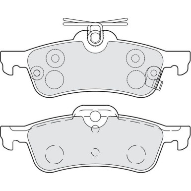 Valeo | Bremsbelagsatz, Scheibenbremse | 301028