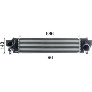Mahle | Ladeluftkühler | CI 617 000P