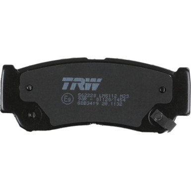 TRW Bremsbelagsatz, Scheibenbremse COTEC GDB3419