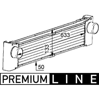 Mahle | Ladeluftkühler | CI 81 000P