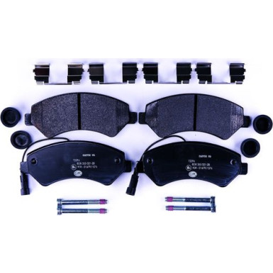 Hella | Bremsbelagsatz, Scheibenbremse | 8DB 355 021-281