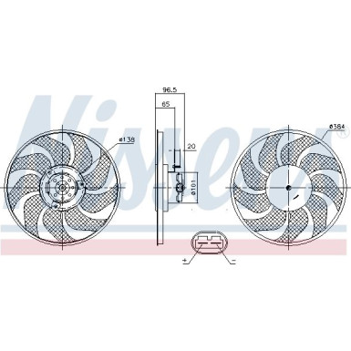 85704 Lüfter, Motorkühlung