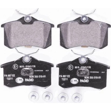 Hella Pagid | Bremsbelagsatz, Scheibenbremse | 8DB 355 019-911