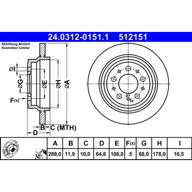 24.0312-0151.1 Bremsscheibe PowerDisc 24.0312-0151.1 Bremsscheibe PowerDisc