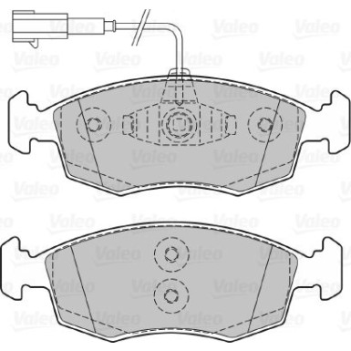 Valeo | Bremsbelagsatz, Scheibenbremse | 601298