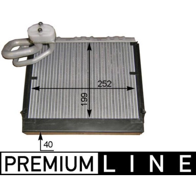 Mahle Verdampfer, Klimaanlage BEHR Premium Line AE 106 000P
