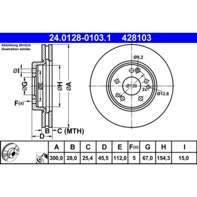 Bremsscheibe 24.0128-0103.1