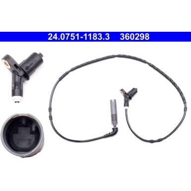 Sensor, Raddrehzahl 24.0751-1183.3 Sensor, Raddrehzahl 24.0751-1183.3