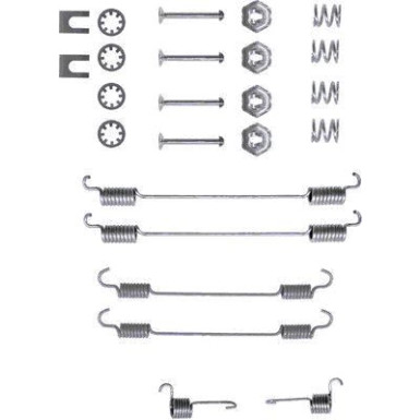 Hella Zubehörsatz, Bremsbacken 8DZ 355 200-371 Hella Zubehörsatz, Bremsbacken 8DZ 355 200-371