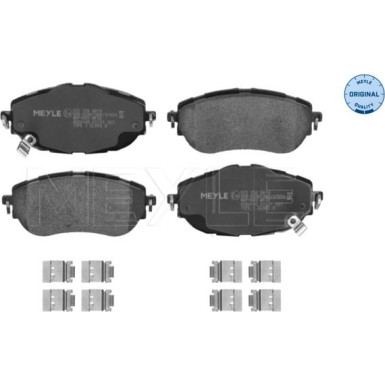 Meyle Bremsbelagsatz, Scheibenbremse MEYLE-ORIGINAL: True to OE 025 256 9819 Meyle Bremsbelagsatz, Scheibenbremse MEYLE-ORIGINAL: True to OE 025 256 9819