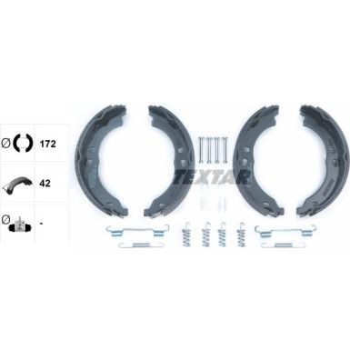 Textar Bremsbackensatz, Feststellbremse 91066700 Textar Bremsbackensatz, Feststellbremse 91066700