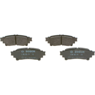 Bremsbelagsatz, Scheibenbremse 0 986 495 174 Bremsbelagsatz, Scheibenbremse 0 986 495 174