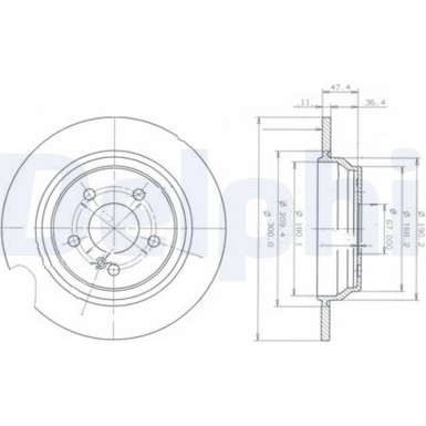 Bremsscheibe BG3725 Bremsscheibe BG3725