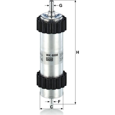 Kraftstofffilter WK 6008 Kraftstofffilter WK 6008