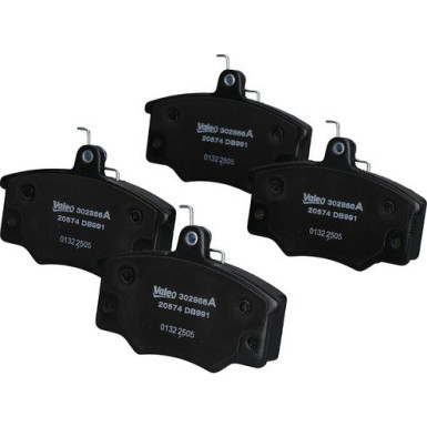 Valeo Bremsbelagsatz, Scheibenbremse EXPERT 302866A Valeo Bremsbelagsatz, Scheibenbremse EXPERT 302866A